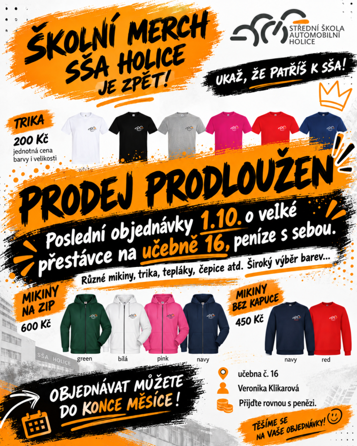 ŠKOLNÍ MERCH