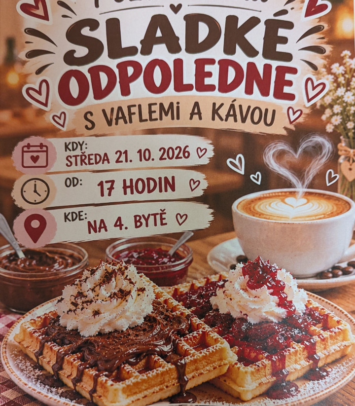 Sladké odpoledne na domově mládeže! 