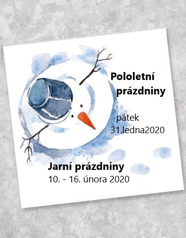 Pololetní a jarní prázdniny